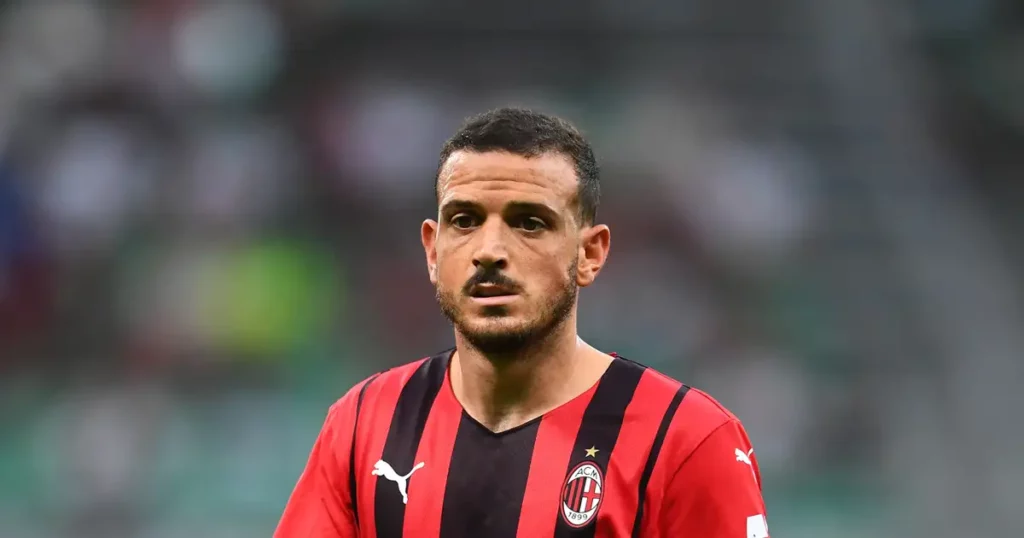 Alessandro Florenzi, Italiaanse voetballer met AC Milan-shirt