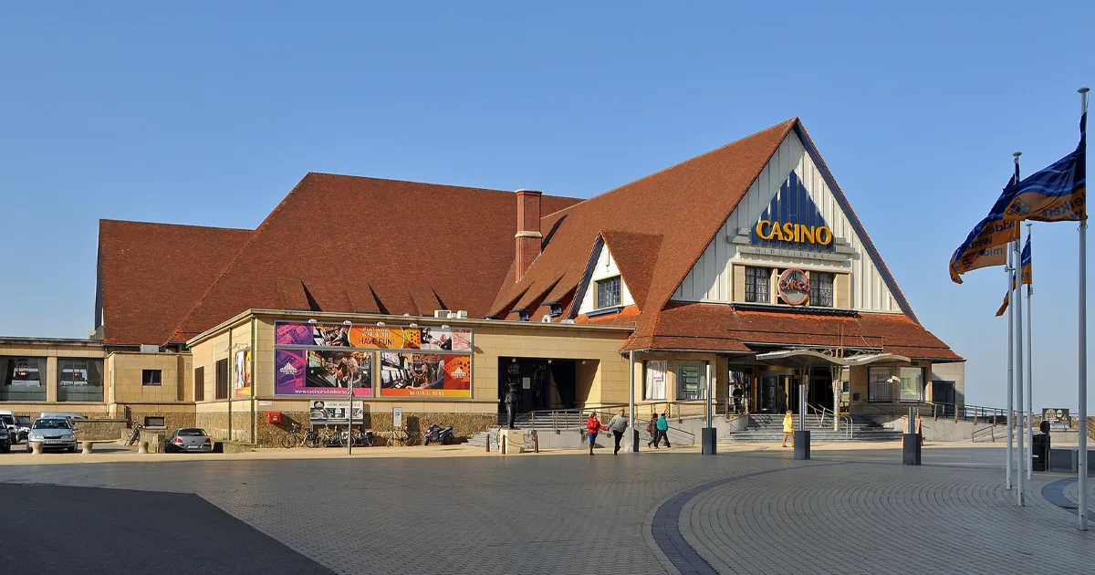 Photo de l'ancien casino middelkerke où a eu lieu une fraude découverte en 2015.