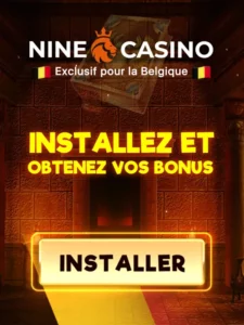 Advertising for the illegal casino nine casino - play responsibly, play only at legal casinos.