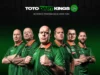 Het doek valt voor het eerste commerciële dartsteam TOTO Dart Kings