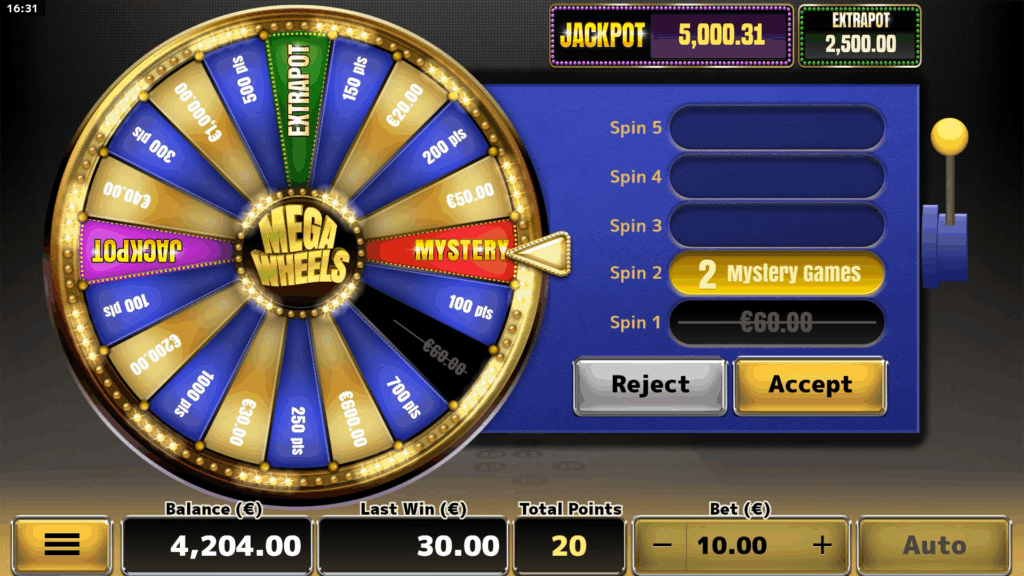 Review: mega wheels by air dice Gambling club mega wheels review 3 mystery wheel 1