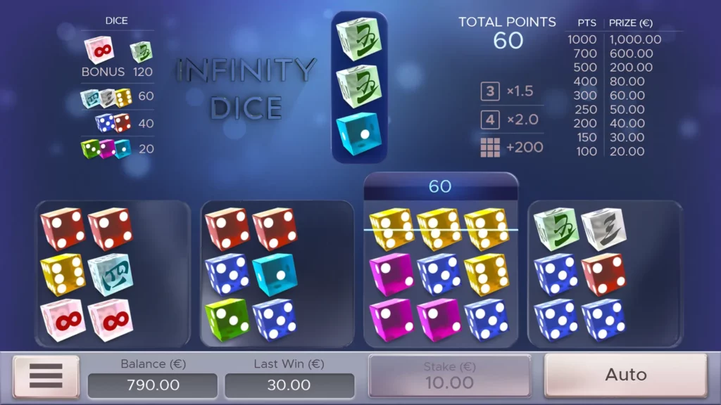 Review: infinity dice van air dice Gambling club review infinity dice air dice 2 game
