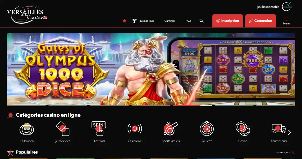 Gambling club versailles casino website