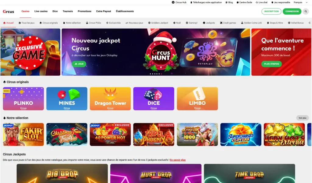 Review du circus casino {{year}} Circus casino