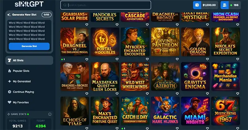 Slotgpt on stake. Com