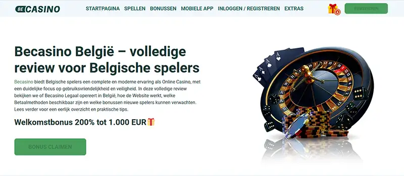 Becasinobe. Com screenshot