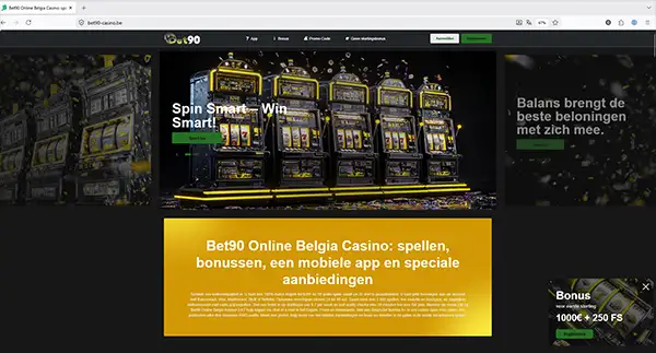 Bet90-casino. Be - illegaal casino
