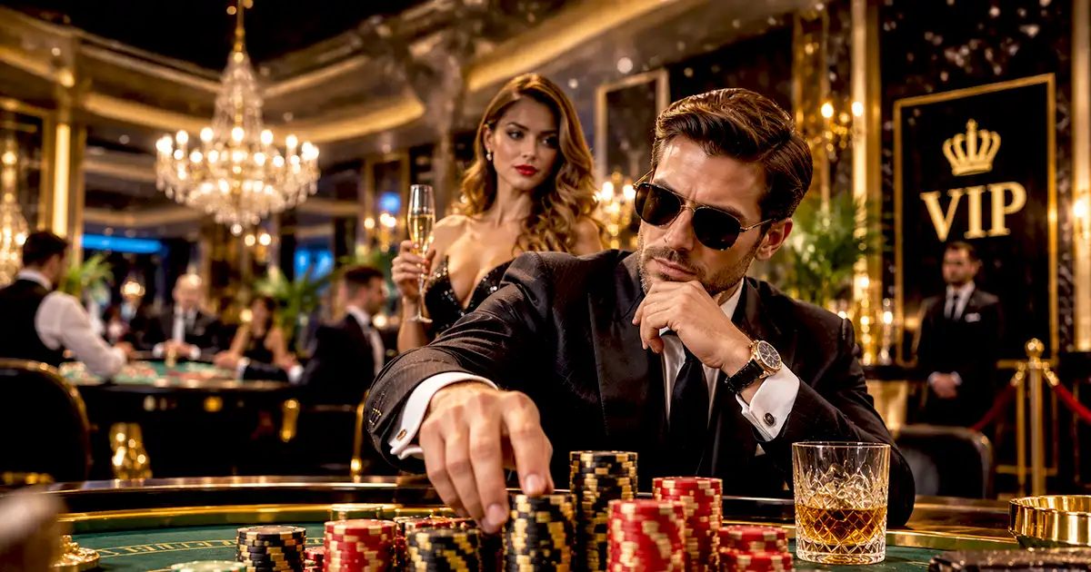 High rollers in casino's